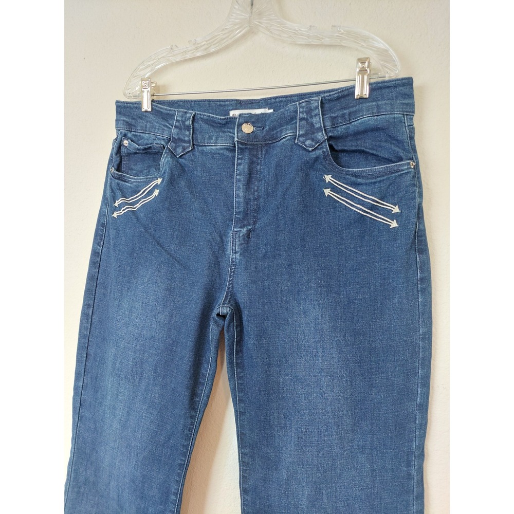 Ranch Dress'n Yoakum Trousers Arrow Pocket Bootcut Western Denim Jeans Size XL - Picture 3 of 10